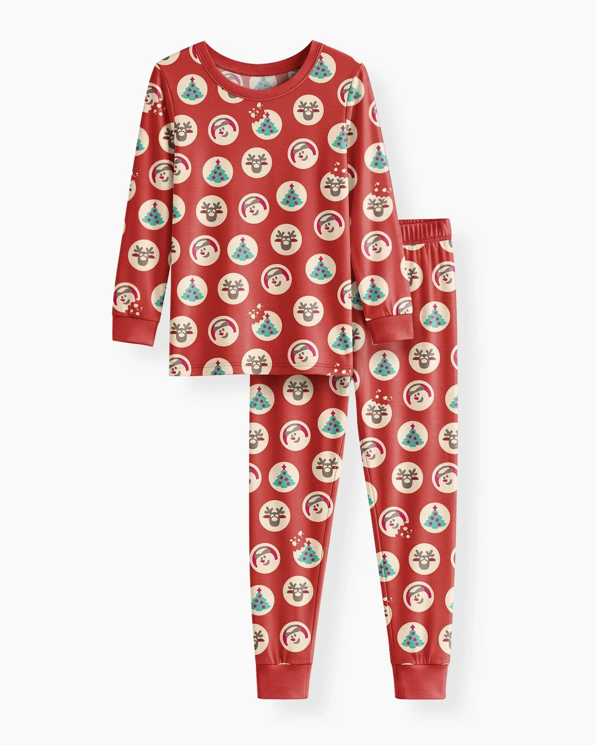 Christmas Cookie Bamboo Two Piece Long Sleeve Pajama Set
